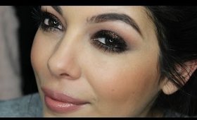 Chocolate Glitter Glam Makeup Tutorial