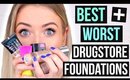 BEGINNER MAKEUP GUIDE & TIPS || Best & Worst Drugstore Foundations!