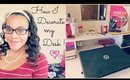 How I Decorate my Desk ♥ ! + Simple DIY's !