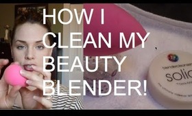 How to Clean the Beauty Blender with the Solid Beauty Blender Cleanser