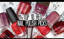 Top 10 Red Nail Polish Picks