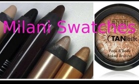 NEW Milani Shadow Eyez Swatches & Baked Bronzers + GIVEAWAY AGAIN!