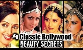 4 Classic Bollywood Beauty Secrets! │ NO Wrinkles, Younger Plump Youthful Skin, NATURAL Remedies