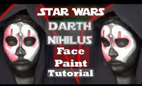 Star Wars Darth Nihilus Face Paint Tutorial (NoBlandMakeup)