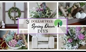 DIY Dollar Tree Spring Decor | 3 EASY Projects