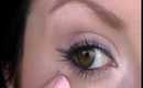 How To - Blue Eyeliner & Mascara!