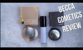 BECCA Cosmetics Haul + REVIEW Champagne Pop, Multitasking Powder, First Light Primer Stacey Castanha