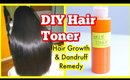 How To STOP Hair Loss and Dandruff | DIY Hair Toner | SuperPrincessjo