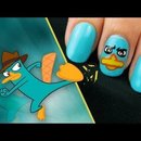 Perry the Platypus nails!!! 