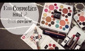 Em Cosmetics Haul & Quick Review!