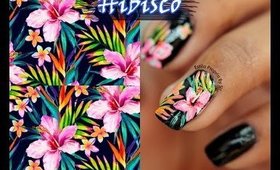 Hibisco nas Unhas