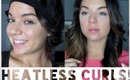 Heatless Curls! (Hair Tutorial)