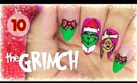 10. The Grinch nail art | Advent Calendar 2016