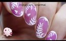 Bridal negative space nail art tutorial