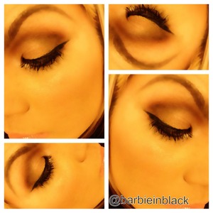 Easy to turn a day look into a night, with a brown smokey eye