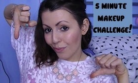 5 Minute Makeup Challenge!