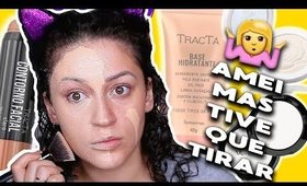 PELE REBOCO COM PRODUTOS QUE NUNCA USEI, GOSTEI MAS TIREI TUDO! | Duda Fernandes