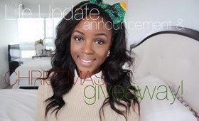 Life Update, Announcement & Christmas Giveaway ! | msraachxo