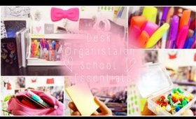 Affordable Desk Organisation/Storage Ideas ♡ My Essential Supplies - Back To School