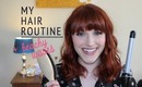 Hair Routine for Color Treated Hair + Beachy Waves!