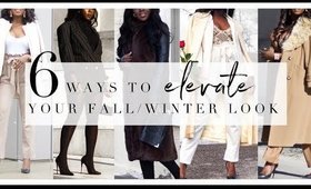 6 WAYS TO ELEVATE YOUR FALL/WINTER LOOK w. TRY ON! | @rachaelnalumu