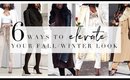 6 WAYS TO ELEVATE YOUR FALL/WINTER LOOK w. TRY ON! | @rachaelnalumu