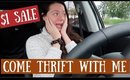 COME THRIFT WITH ME $1 SALE & TRY ON!