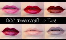 WHAT THE SWATCH?!: OCC Moderncraft Lip Tars PLUS Lip Swatches