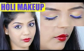 Holi Makeup Tutorial | SuperPrincessjo