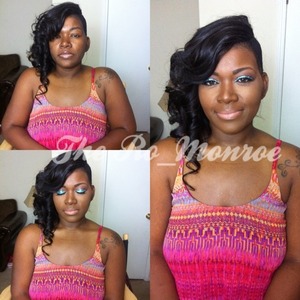 Before and after of The beautiful Terri Rancher she came thru to get a enhancement for her Birthday party tonight.! she caught the #leobirthdayspecial! 
Catch the Beat & Let Me Enhance Your Beauty!! Book your Appointment for any event.. Glam parties for grown women to little girls! Non-refundable deposit required to keep your spot. www.styleseat.com/Ro_Monroe call/text 205.826.0658 #catchthebeat #enhance #your #beauty #makeup #makeupartist #ilovemyjob #ilovemyclients #maccosmectics #bhcosmectics #nyx #makeupclasses #nofilter #rawpic #flawless #popular #popularpage #instagram #styleseat #snatchandbeat #painted #enhance #beauty #beat #trends #mug