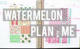 Watermelon Showdown Plan with Me \\ Super Chatty