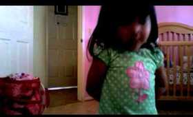2 Year old Khristianna Dancing to BoomBoom Pow Black Eyed Peas