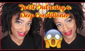 Twist Out using a Deep Conditioner l TotalDivaRea