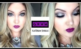 GRWM: PLATINUM SPARKLE EYES