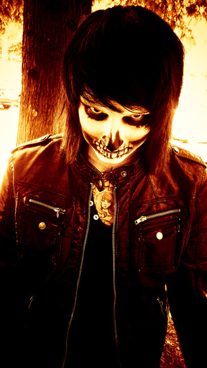 Pic from the skull inspired photoshoot with my friend