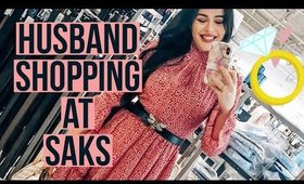 Come Husband Shopping With Me at SAKS! Stuart Weitzman, Valentino, Louis Vuitton & MoRe!