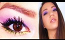 Purple & Green Spring Makeup Tutorial!