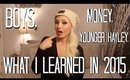My Life Lessons of 2015 | Bad Relationships, Money, & More