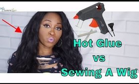 TRUTH ABOUT THE HOT GLUE GUN METHOD FOR WIG MAKING ☆  SamoreloveTV 🕊🔥