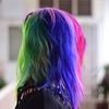Eight colours in my hair