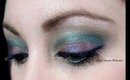 Bejewled Peacock Colors Inspired Eye Makeup Tutorial - The Snarky Princess