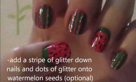 Tutorial Time: Watermelon Nails!