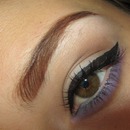 Winged Liner With a Pop of Lilac