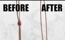 Jewelry Hack: How to detangle chain necklaces fast!