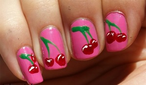 Cherry nails 