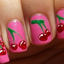 cherry nails 