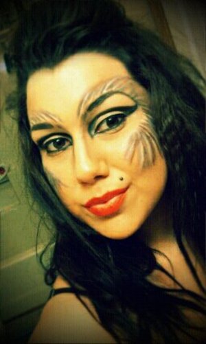 Halloween weekend 2010, this is my She Wolf makeup!