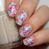Essie Summer Pastel Floral Nails