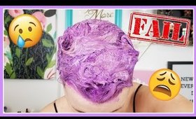 FAILED LAVENDER HAIR DYE TUTORIAL