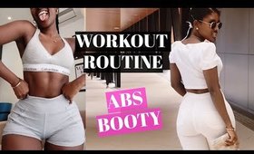 MY WORKOUT ROUTINE 2020 - Abs & Booty